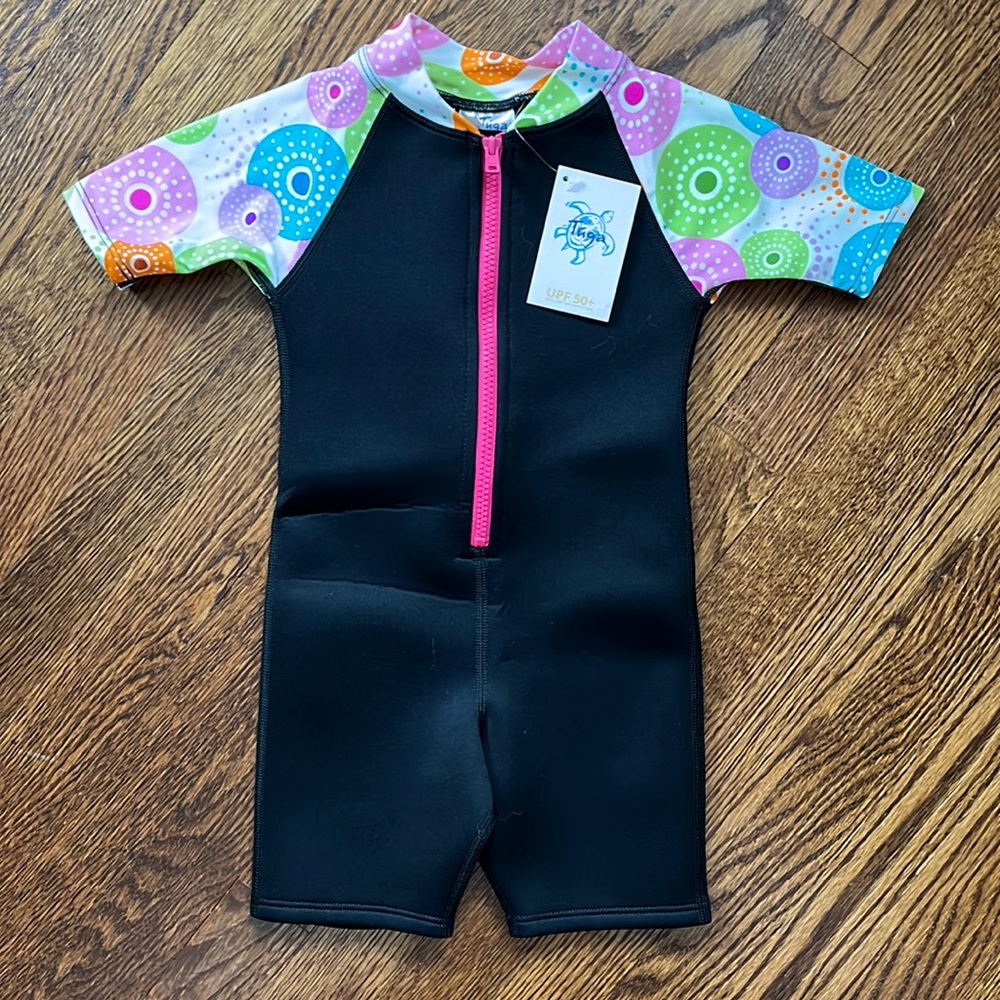 Toddler Girl Tuga Neoprene Rashguard - Size 2